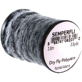 Пряжа Semperfli Dry Fly Polyyarn (Mottled Adams)