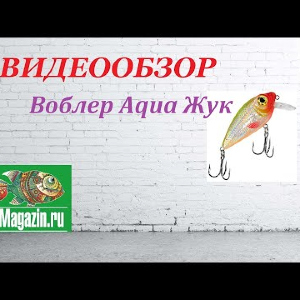 Видеообзор Воблера Aqua Жук по заказу Fmagazin.