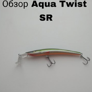 Обзор воблера Aqua Twist SR 100F по заказу Fmagazin