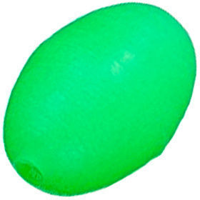 Бусина Aquantic Glow Bead (7x10мм) Oval Green (упаковка - 10шт)