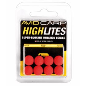 Плавающие насадки AVID CARP High Lites - 10мм - 8шт., Цвет: Желтый/Оранжевый