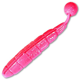 Виброхвост Bait Breath Nami-Kyu 3.5 (8.8 см) bubblegum pink 129 (упаковка - 4 шт)