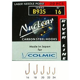 Крючки Colmic Nuclear B935 №18 (упаковка - 20шт)