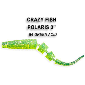 Силиконовая приманка Crazy Fish Polaris 3 / 24-68-54-4 / Креветка (8 шт.)