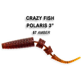Силиконовая приманка Crazy Fish Polaris 3 / 24-68-57-6 / Кальмар (8 шт.)