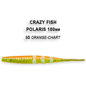 Силиконовая приманка Crazy Fish Polaris 4 / 38-100-5d-6 / Кальмар (6 шт.)