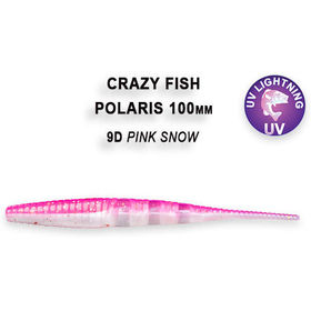 Силиконовая приманка Crazy Fish Polaris 4 / 38-100-9d-6-F / Кальмар (6 шт.)