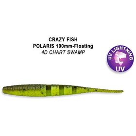 Силиконовая приманка Crazy Fish Polaris 4 / 38-100-4d-6-F / Кальмар (6 шт.)