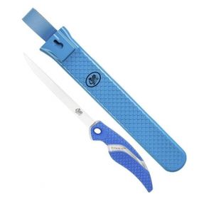 Cuda Flex Fillet Knife Нож филейный универсальный 15 см с пластиковым чехлом (Titanium Nitrid)