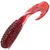 Твистер  Dragon Jumper 1.5 (3,5 см) violet black/red glitter (упаковка - 20 шт.)
