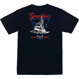 Футболка Grundens Dark Seas X Grundens Long Range T-Shirt (Black) р.L