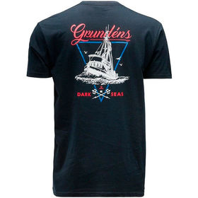 Футболка Grundens Dark Seas X Grundens Long Range T-Shirt (Navy) р.L