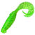 Силиконовая приманка Keitech Flapper Grub 4 (10см) 424 Lime Chartreuse (упаковка - 7шт)