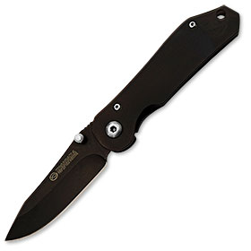 Нож Kosadaka складной прецизионный (черное лезвие/черная рукоятка) N-F27B