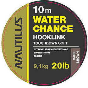 Поводковый материал Nautilus Water Chance Dark Brown 10м/20lb