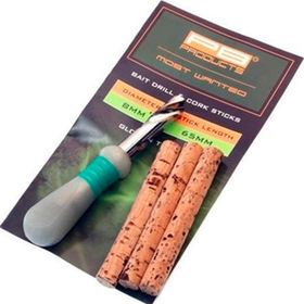 Сверло+пробковые цилиндры PB Products Bait Drill 8мм+Сork Sticks (упаковка - 3шт)