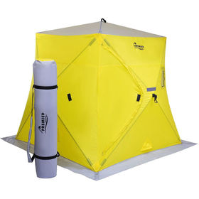 Палатка зимняя Premier Пирамида 2.0x2.0 Yellow/Gray