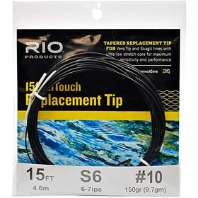 Сменный конец Rio Intouch 10ft Type 6 Sink Tip 7wt, 75gr, Black/Gray Loop