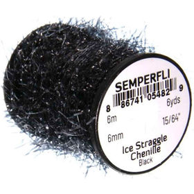Синель Semperfli Ice Straggle Chenille (Black)