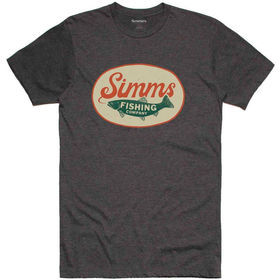 Футболка Simms Trout Wander T-Shirt (Charcoal Heather) р.3XL