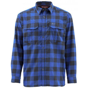 Рубашка Simms Coldweather LS Shirt (Rich Blue Buffalo Plaid) р.L