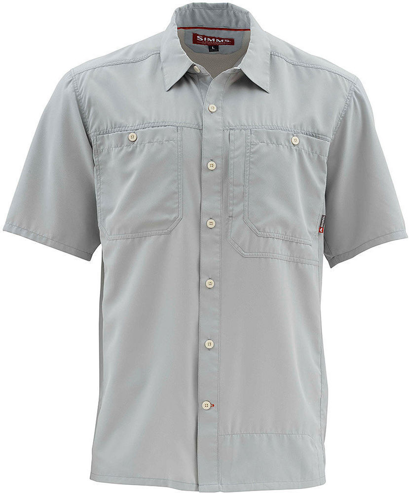 Рубашка Simms Ebb Tide SS Shirt (Sterling) р.L