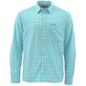 Рубашка Simms Morada LS Shirt (Turquoise Plaid) р.3XL