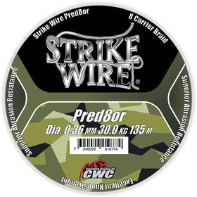 Леска плетеная Strike Pro Strike Wire Pred8or X8 Camo 135м 0.19мм (камуфляж)