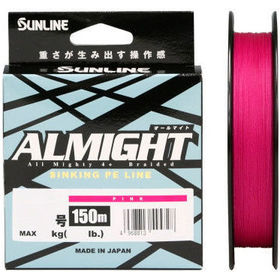 Леска плетёная Sunline Almight #1.2 150m (Pink)