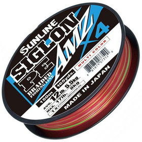 Шнур плетеный Sunline Siglon PE X4 AMZ #0.6 150м 0.132мм (Multi Color)