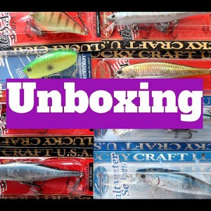 Unboxing посылки с воблерами Lucky Craft из магазина Fmagazin