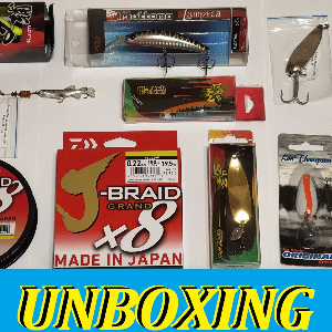 Unboxing посылки с Daiwa J-Braid Grand и другими приманками по заказу Fmagazin.
