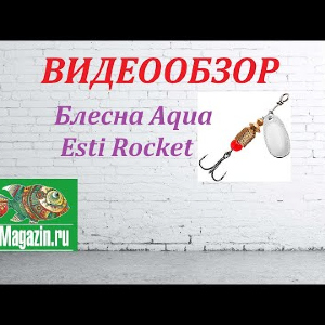 Видеообзор Блесны Aqua Esti Rocket по заказу магазина Fmagazin.
