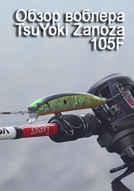Обзор: Просто взрыв мозга! Обзор воблера  TsuYoki Zanoza 105F