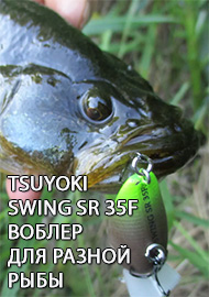 Обзор: TsuYoki Swing SR 35F воблер для разной рыбы.