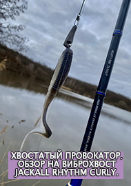 Обзор: Хвостатый провокатор. Обзор на Виброхвост Jackall Rhythm Curly.