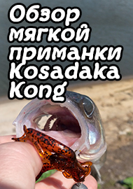 Обзор: Обзор мягкой приманки Kosadaka Kong