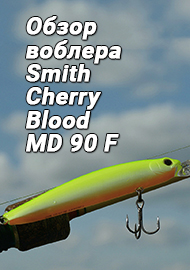 Обзор: Обзор воблера Smith Cherry Blood MD 90 F