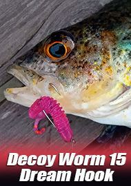 Офсетные крючки Decoy Worm 15 Dream Hook. Крючки для червеобразных приманок.