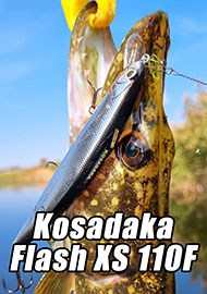 Обзор: Воблер Kosadaka Flash XS 110F. Обзор