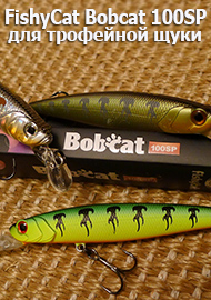 Bobcat 100SP от Fishycat – воблер для трофейной щуки. Обзор