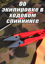 Статьи: Об экипировке в ходовом спиннинге