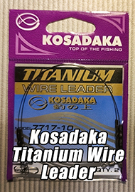 Обзор: Обзор Kosadaka Titanium Wire Leader. Надежная защита не только от щуки