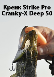 Обзор: Обзор кренка Strike Pro Cranky-X Deep 50