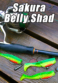 Обзор: Обзор Sakura Belly Shad. Резина, вкусная для щуки