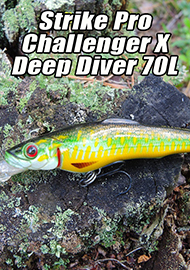 Обзор: Обзор воблера Strike Pro Challenger X Deep Diver 70L.