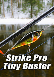 Обзор: Обзор воблера Strike Pro Tiny Buster. Микроджерк для малых рек