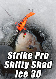 Обзор: Вертлявый шэд. Обзор балансира Strike Pro Shifty Shad Ice 30.