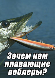 Статьи: Зачем нам  плавающие воблеры?