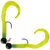 Приманка сдвоенная A Band Of Anglers UpNDown Rota-Grub (10 г) Chartreuse black